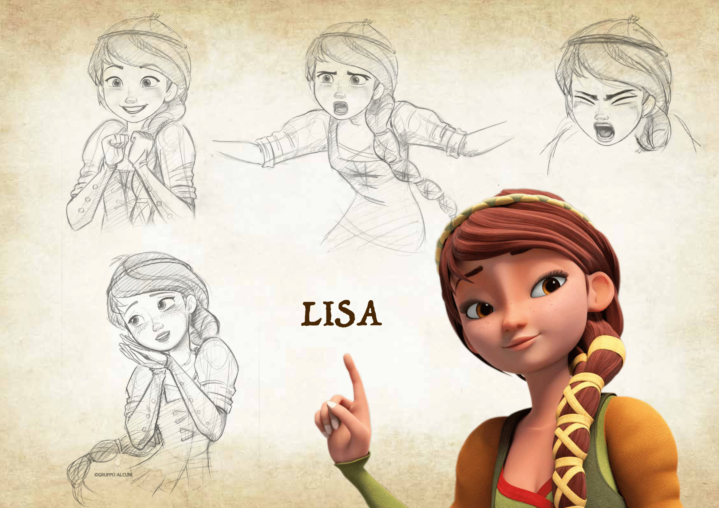 Lisa - personaggi seconda stagione Leo da Vinci